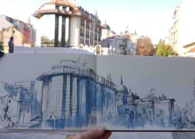 Urban sketch Laeti