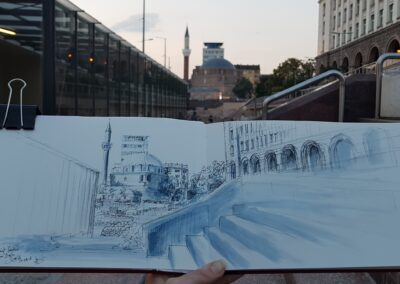 Urban sketch Laeti