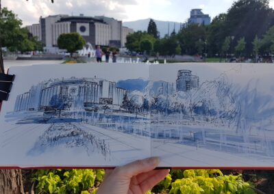 Urban sketch Laeti